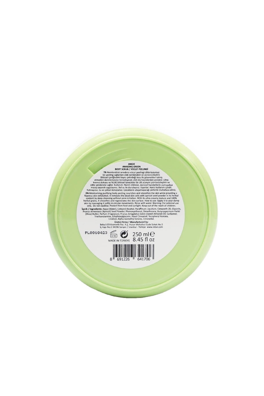 Angie Tek Renk Kadın Amazing Green Body Scrub - 250ml